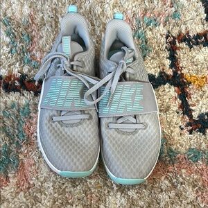 Nike Gray and Blue Shoes